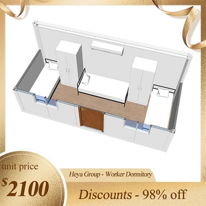 China low cost flat pack container labor house