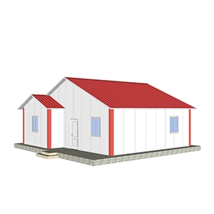 Heya-2B04-A Satılık Çin 2 odalı yüksek kaliteli çevre dostu sandviç panel ev