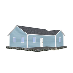 2B05-B Düşük maliyetli kolay inşa Çin Kenya için 2 odalı sandviç panel ev