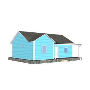 Heya-2B06-B Modern Çin 2 oda çocuklar için sandviç panel ev tasarımı