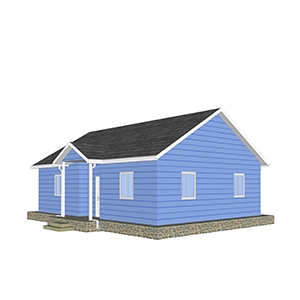 Heya-3Q02 Çin 3 oda ışık göstergesi evi hızlı inşa affordabled prefabrik ev