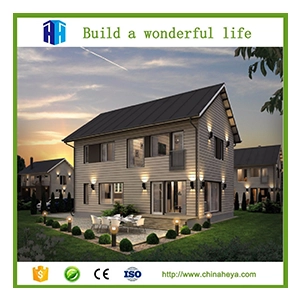 Reka bentuk struktur bukti taufan rumah kecil prefab dan vila struktur keluli