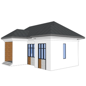 Villa de luxo - (QB09) 2019 Novo preço prefab Homes Homes Projeto de construção de aço com cozinha modular