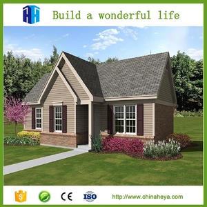 Luxury prefab light steel structure villa high strength small prefab house