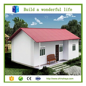 Fertiges vorgefertigtes Haus moderner Wohnungsbauentwurf