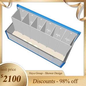 تصميم الدش - Heya عالي الجودة سهل البناء منزل دش معياري محمول رخيص الثمن للبيع