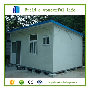 Estrutura de aço construção rápida de cimento painel sanduíche casas modulares pré-fabricadas
