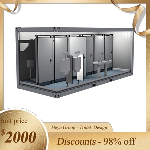 Toilet Design - Construction Prefab Living Container Labor Camp Toilet House Price