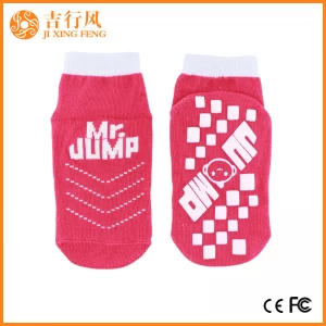 anti-slip trampoline socks factory wholesale custom anti slip unisex socks