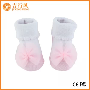high quality cute baby socks manufacturers China custom newborn rubber bottoms socks