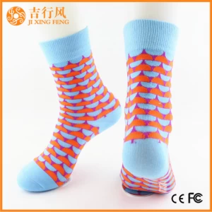 women colorful cotton socks manufacturers wholesale custom cute crew women socks