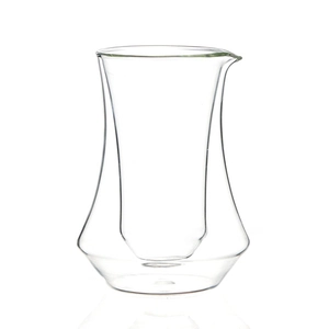 Garrafa de café de parede dupla de 10 onças Garrafa de vidro borosilicato