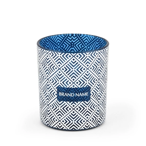 Calm Down Glass Candle Holder 11oz for Soy Wax