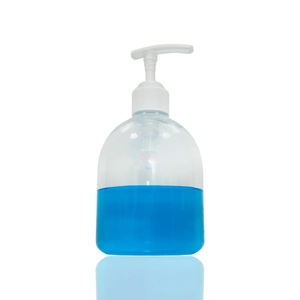 Flaconi personalizzati per shampoo e balsamo da 500 ml Flacone di plastica vuoto trasparente in PET da 16 once