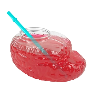 Barattolo di plastica PETG da 1 litro Barattolo di plastica per Natale Halloween Bottiglia di plastica per cocktail