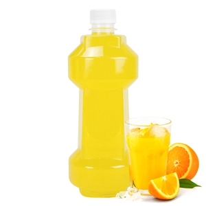 Bottiglie di succo fresco vuote pressate a freddo in plastica PET per alimenti all'ingrosso ad alta trasparenza da 650 ml