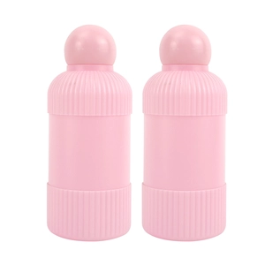 Okrągły cylinder o pojemności 100 ml, przezroczysty, plastikowy balsam do pielęgnacji skóry HDPE
