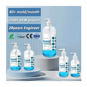 CE RoSH 250ml 350ml 400ml 500ml 1000ml Flacone con pompa in plastica Flacone disinfettante per le mani