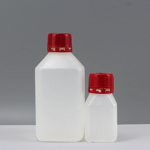 定制医药级 120ml 580ml 方形塑料 Hdpe 瓶用于固体丸粉和化学品