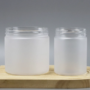 250ml 500ml πλαστικό βάζο ματ προσαρμοσμένο πλαστικό βάζο μελιού διάφανο σώμα κρέμα πλαστικά βάζα με βιδωτό καπάκι