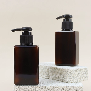 Recycled PETG 650ml empty body lotion cream packaging shampoo pump bottle square face wash bottle - COPY - 6qd9jf