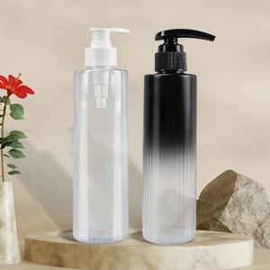 Custom Logo PETG Refill Water Liquid Lotion PCR 500ml Fancy Plastic Mist Trigger Spray/Pump Bottle Green/Blue - COPY - b1eivo