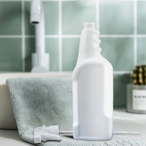 Customized 500ml Yellow Detergent Plastic HDPE Chemical Screw Cap Detergent Cleaning Dishwashing Liquid Plastic Bottle For Toilet - COPY - 5pc6qi