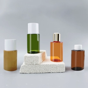 Custom 100ml PET Plastic Cosmetic Lotion Bottle for Skin Body Care