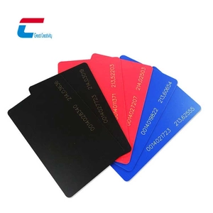 Custom Blank Solid Color NFC Business Card Colored PVC RFID Cards Manufacturer