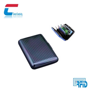 RFID ブロッキング クレジット カード プロテクター RFID アルミニウム/ステンレス鋼の財布メーカー