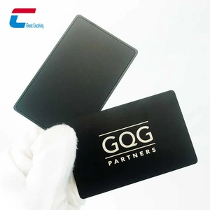 Biglietto da visita in metallo ibrido NFC Produttore di carte premium aziendali in metallo NFC