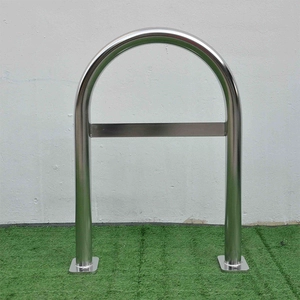 Einzel-Fahrradständer, gewerblicher Sicherheits-Fahrradparkplatz aus Edelstahl