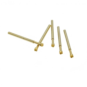 Factory Sales Be Cu Round Tip Pogo Pin Top Quality FCT Test Probe Pin