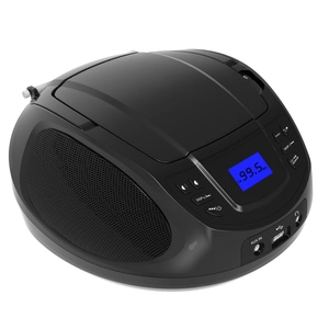 Lecteur CD portable avec haut-parleur radio FM BT
