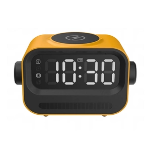 Reloj Bluetooth Luces de colores Altavoz con cargador inalámbrico