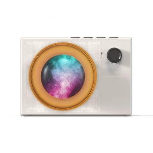 Altavoz Bluetooth con luz giratoria.