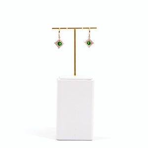 diamond gem stone earrings ring clip metal stand jewelry show exibition display