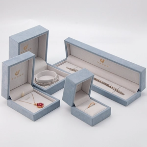 Yadao elegantes Samt-Schmuckkästchen-Set