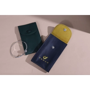 YADAO new fashion design luxury Pu leather button style jewellery watch packaging gift boutique ideas pouch bag