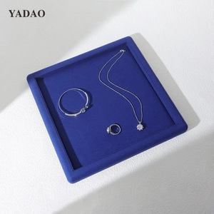 customize jewelry tray empty jewelry serving tray jewelry store counter selection tray 