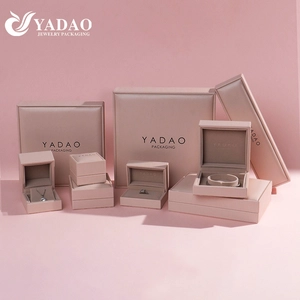 Blush Pink Luxus-Schmuckkästchen-Kollektion | Anpassbare YADAO-Verpackung