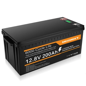 Batterie au Lithium originale Lifepo4 12.8v 200Ah batterie de stockage d'énergie batterie au lithium solaire 200Ah avec écran LCD APP