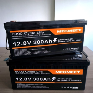 Batterie solaire Lifepo4 d'ODM d'OEM batterie solaire 12.8V 300Ah batterie rechargeable de stockage d'énergie de phosphate de fer de lithium