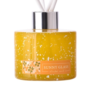 High quality yellow glass diffuser bottle for home decoration