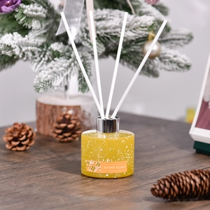 High quality yellow glass diffuser bottle for home decoration