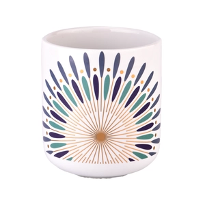 Luxury Decorative Ceramic Candle Jar Custom Artistic Candle Container Manufacturer
