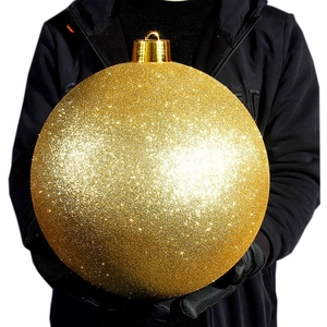 Fabryczne bezpośrednie niestandardowe kulki świąteczne duże ozdoby duże bombki 15 cm - 60 cm kulki logo Xmas