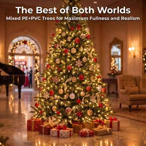 How to Choose the Right Artificial Christmas Tree: A Wholesale Buyer’s Guide to PVC, PE, Pine Needle, and Mixed Materials
