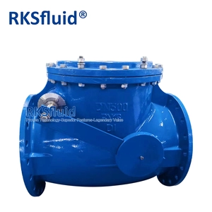 Valvola di ritegno a battente con leva flangiata in ferro duttile BS5153 DIN3202 F6 Produttori di valvole di ritegno PN10 PN16