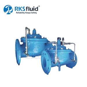 Válvula reductora de presión de agua hidráulica de hierro dúctil de válvula de control de solenoide 600X